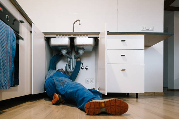 Professional Drain Cleaning technician working in Walkertown, NC
